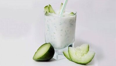 Cucumber and kefir diet for weight loss.
